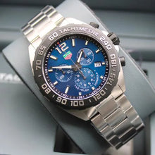 Load image into Gallery viewer, Tag Heuer Formula 1 Chronograph Blue Dial Silver Steel Strap Watch for Men - CAZ101AV.BA0842