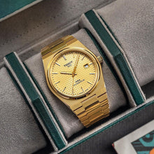Load image into Gallery viewer, Tissot PRX Powermatic 80 Gold Dial Gold Steel Strap Watch for Men - T137.407.33.021.00