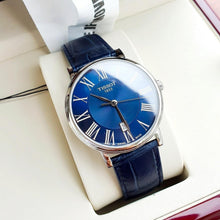 Load image into Gallery viewer, Tissot Carson Premium Blue Dial Blue Leather Strap Watch For Men - T122.410.16.043.00