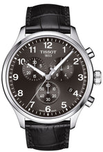Load image into Gallery viewer, Tissot Chrono XL Vintage Quartz Black Dial Black Leather Strap Watch For Men - T116.617.16.062.00
