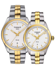 Load image into Gallery viewer, Tissot T Classic PR 100 White Dial Two Tone Steel Strap Watch for Men - T101.410.22.031.00