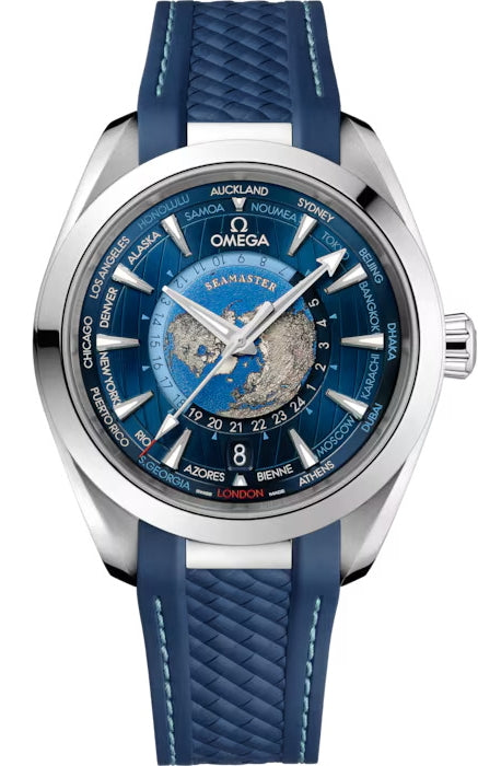 220.12.43.22.03.001 - Omega Seamaster Aqua Terra 150M Worldtimer 43mm