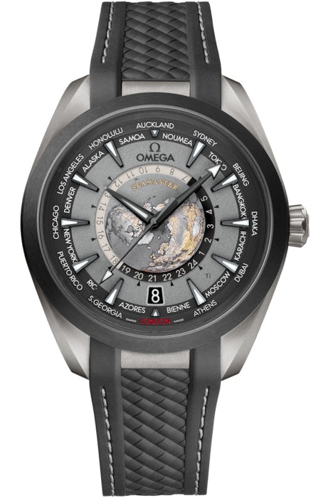 220.92.43.22.99.001 - Omega Seamaster Aqua Terra 150M Worldtimer 43mm