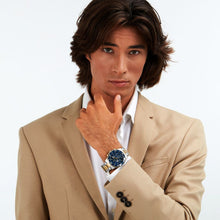 Load image into Gallery viewer, Maserati Competizione Chronograph Blue Dial Two Tone Steel Strap Watch For Men - R8873600006