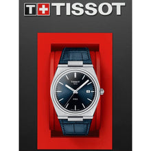 Load image into Gallery viewer, Tissot PRX Blue Dial Blue Leather Strap Watch for Men - T137.410.16.041.00