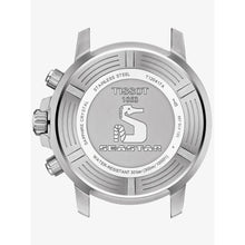Load image into Gallery viewer, Tissot Seastar 1000 Chronograph Blue Dial Silver Mesh Bracelet Watch For Men - T120.417.11.041.02