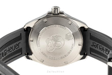 Load image into Gallery viewer, Tag Heuer Aquaracer Quartz Black Dial Black Rubber Strap Watch for Men - WAY1110.FT8021