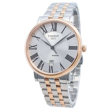 Load image into Gallery viewer, Tissot Carson Premium Powermatic 80 Silver Dial Two Tone Steel Strap Watch For Men - T122.407.22.033.00