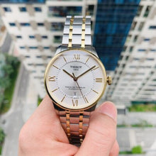 Load image into Gallery viewer, Tissot Chemin des Tourelles Powermatic 80 Silver Dial Two Tone Steel Strap Watch for Men - T099.407.22.038.02