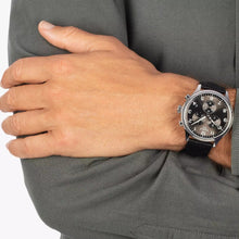 Load image into Gallery viewer, Tissot Chrono XL Classic Black Dial Black Leather Strap Watch For Men - T116.617.16.057.00