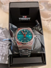Load image into Gallery viewer, Tissot PRX Quartz Green Dial Steel Silver Steel Strap Watch for Men - T137.410.11.081.00