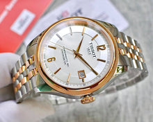 Load image into Gallery viewer, Tissot Ballade Powermatic 80 Chronometer Silver Dial Two Tone Steel Strap Watch For Men - T108.408.22.037.00