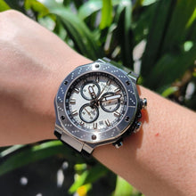 Load image into Gallery viewer, Tissot T Race Chronograph White Dial Black Rubber Strap Watch For Men - T141.417.17.011.00