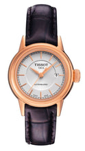 Load image into Gallery viewer, Tissot Carson Automatic White Dial Brown Leather Strap Watch For Women - T085.207.36.011.00