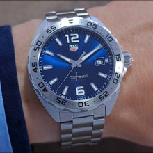Load image into Gallery viewer, Tag Heuer Formula 1 Blue Dial Silver Steel Strap Watch for Men - WAZ1118.BA0875