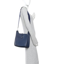 Load image into Gallery viewer, Taurillon Clemence EVELYNE III PM Bleu Saphir