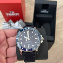 Load image into Gallery viewer, Tissot Seastar 1000 Powermatic 80 Silicium Blue Dial Blue Nylon Strap Watch For Men - T120.407.17.041.01