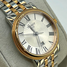 Load image into Gallery viewer, Tissot T Classic Carson Lady Premium Silver Dial Two Tone Steel Strap Watch For Women - T122.210.22.033.00