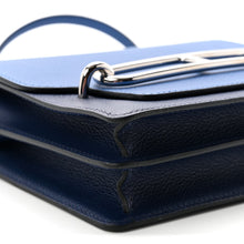 Load image into Gallery viewer, Evercolor Bi-color Mini Sac Roulis Bleu Saphir Bleu France