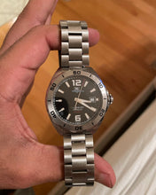 Load image into Gallery viewer, Tag Heuer Formula 1 Automatic Black Dial Silver Steel Strap Watch for Men - WAZ2113.BA0875