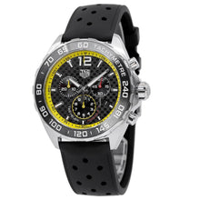 Load image into Gallery viewer, Tag Heuer Formula 1 Chronograph Black Dial Black Rubber Strap Watch for Men - CAZ101AC.FT8024