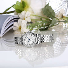 Load image into Gallery viewer, Tissot Carson Premium Lady Silver Dial Silver Steel Strap Watch For Women - T122.210.11.033.00