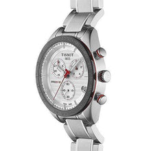 Load image into Gallery viewer, Tissot T Sport PRS 516 Chronograph White Dial Silver Steel Strap Watch For Men - T100.417.11.031.00