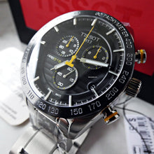Load image into Gallery viewer, Tissot PRS 516 Chronograph Black Dial Silver Steel Strap Watch For Men - T100.417.11.051.00