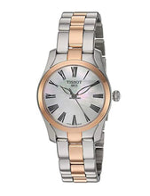 Load image into Gallery viewer, Tissot T Wave Mother of Pearl Dial Two Tone Steel Strap Watch For Women - T112.210.22.113.01