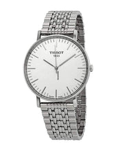 Load image into Gallery viewer, Tissot T Classic Everytime Large White Dial Silver Steel Strap Watch for Men - T109.610.11.031.00