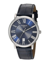 Load image into Gallery viewer, Tissot Carson Premium Blue Dial Blue Leather Strap Watch For Men - T122.410.16.043.00