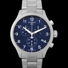 Load image into Gallery viewer, Tissot T Sport Chrono XL Classic Blue Dial Silver Steel Strap Watch For Men - T116.617.11.047.01