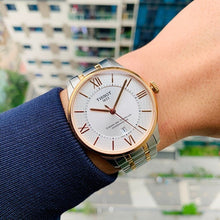 Load image into Gallery viewer, Tissot Chemin des Tourelles Powermatic 80 Helvetic Pride Silver Dial Two Tone Steel Strap Watch for Men - T099.407.22.038.01