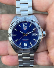 Load image into Gallery viewer, Tag Heuer Formula 1 Blue Dial Silver Steel Strap Watch for Men - WAZ1118.BA0875
