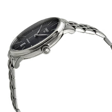 Load image into Gallery viewer, Tissot T Classic Carson Premium Powermatic 80 Black Dial Silver Steel Strap Watch For Men - T122.407.11.051.00