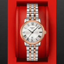 Load image into Gallery viewer, Tissot Carson Premium Lady Silver Dial Two Tone Steel Strap Watch For Women - T122.210.22.033.01