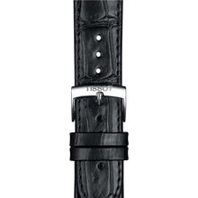 Load image into Gallery viewer, Tissot Carson Premium Powermatic 80 Black Dial Black Leather Strap Watch For Men - T122.407.16.051.00