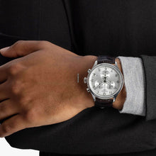 Load image into Gallery viewer, Tissot Chrono XL Silver Dial Brown Leather Strap Watch For Men - T116.617.16.037.00