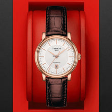 Load image into Gallery viewer, Tissot T Classic Carson Premium White Dial Brown Leather Strap Watch for Women - T122.207.36.031.00