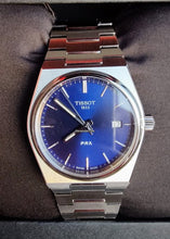 Load image into Gallery viewer, Tissot PRX Blue Dial Silver Steel Strap Watch For Men - T137.210.11.041.00