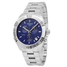Load image into Gallery viewer, Tissot PR 100 Sport Quartz Chronograph Blue Dial Silver Steel Strap Watch For Men - T101.617.11.041.00