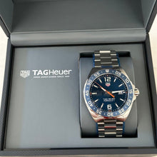 Load image into Gallery viewer, Tag Heuer Formula 1 Quartz Blue Dial Silver Steel Strap Watch for Men - WAZ1010.BA0842