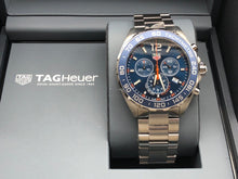 Load image into Gallery viewer, Tag Heuer Formula 1 Chronograph Blue Dial Silver Steel Strap Watch for Men - CAZ1014.BA0842