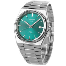 Load image into Gallery viewer, Tissot PRX Green Dial Silver Steel Strap Watch For Men - T137.410.11.091.00