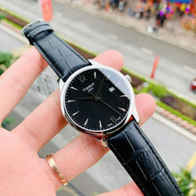 Load image into Gallery viewer, Tissot T Classic Tradition Black Dial Black Leather Strap Watch For Men - T063.610.16.057.00