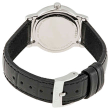 Load image into Gallery viewer, Tissot Carson Premium Lady Silver Dial Black Leather Strap Watch For Women - T122.210.16.033.00