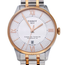Load image into Gallery viewer, Tissot Chemin des Tourelles Powermatic 80 Helvetic Pride Silver Dial Two Tone Steel Strap Watch for Men - T099.407.22.038.01