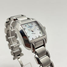 Load image into Gallery viewer, Tissot T Wave Diamonds Mother of Pearl Dial Silver Steel Strap Watch for Women - T02.1.285.74