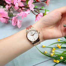 Load image into Gallery viewer, Tissot T Classic Tradition Lady White Dial Rose Gold Steel Strap Watch for Women - T063.210.33.037.00