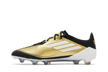 Load image into Gallery viewer, adidas F50 Pro FG Messi Gold Metallic Cloud White Core Black